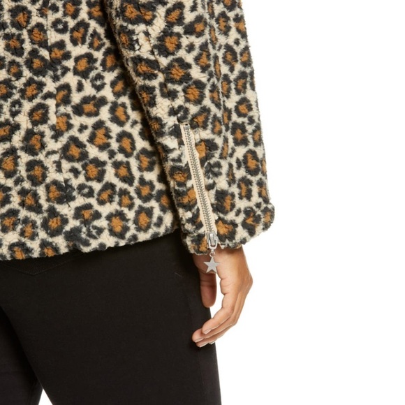 Chaser Leopard Faux Fur Hoodie Jacket - Picture 4 of 16